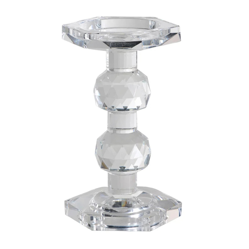 Подсвечник Glass Candlestick III Прозрачное Стекло Подсвечник Glass Candlestick III Прозрачное Стекло в Брянске | Loft Concept