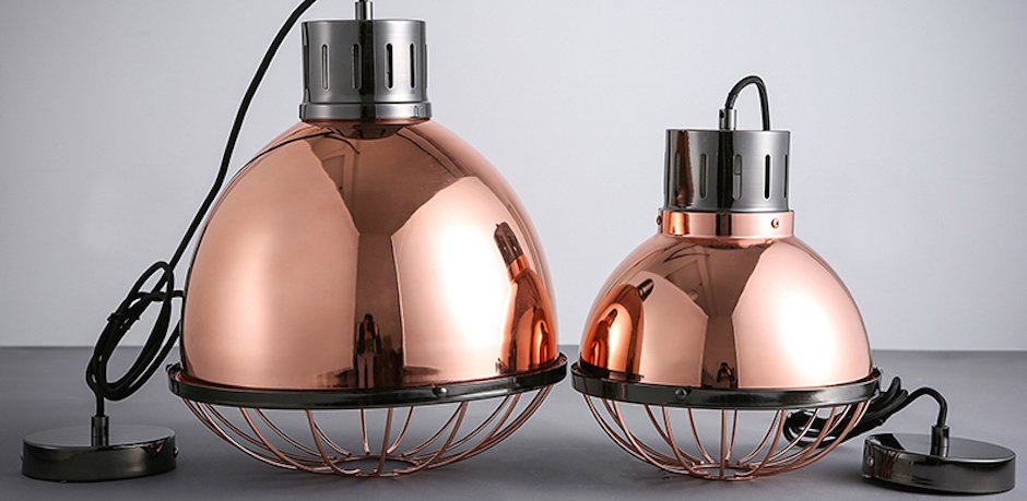 Подвесной светильник Ufo Copper Pendant Big Подвесной светильник Ufo Copper Pendant Big - Loft-Concept в Брянске
