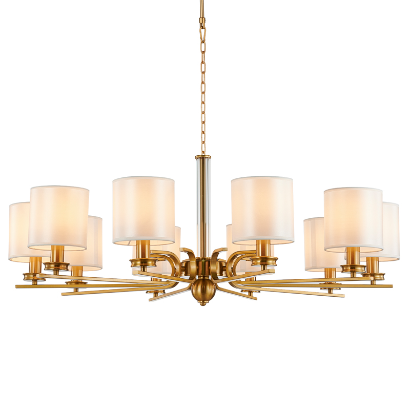 Люстра Armel Chandelier 94 Бронза Прозрачный Белый Люстра Armel Chandelier 94 Бронза Прозрачный Белый в Брянске | Loft Concept