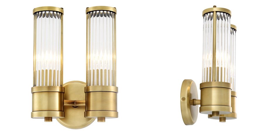 Бра Wall Lamp Claridges Dual Brass - Loft-Concept в Брянске