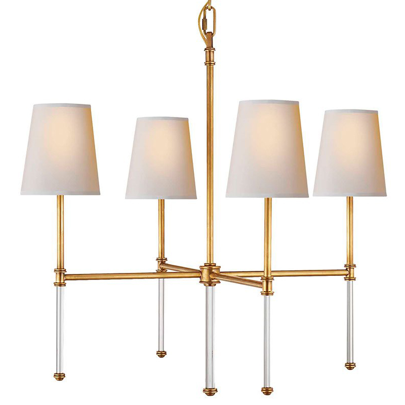Люстра Nicoleta Gold Chandelier Золотой Белый Люстра Nicoleta Gold Chandelier Золотой Белый в Брянске | Loft Concept