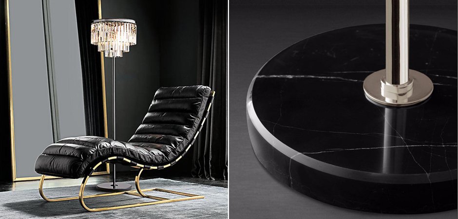 Торшер RH Odeon Floor Lamp Chrome Торшер RH Odeon Floor Lamp Chrome - Loft-Concept в Брянске