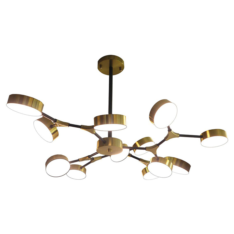 Люстра Maelys Chandelier 12 Белый Золотой Люстра Maelys Chandelier 12 Белый Золотой в Брянске | Loft Concept