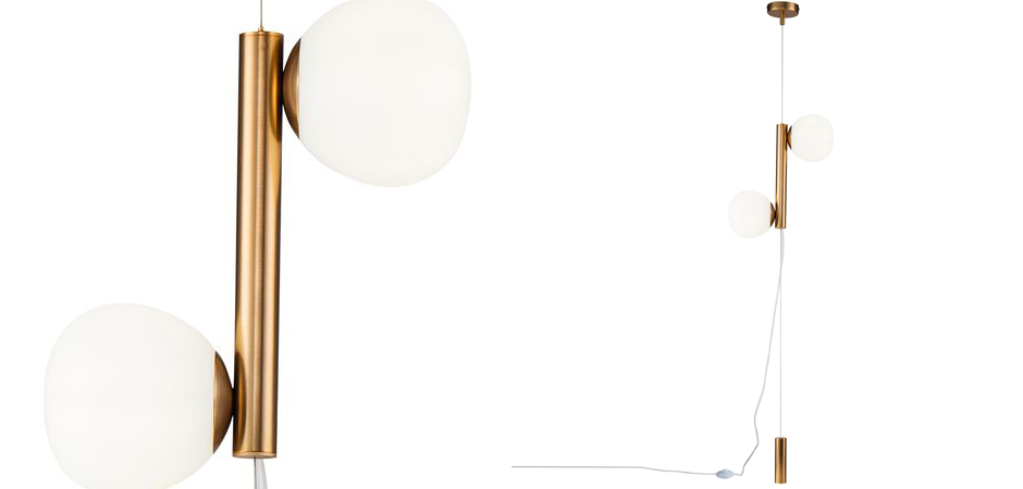 Торшер Tiepolo Ball Floor Lamp Double gold Торшер Tiepolo Ball Floor Lamp Double gold - Loft-Concept в Брянске