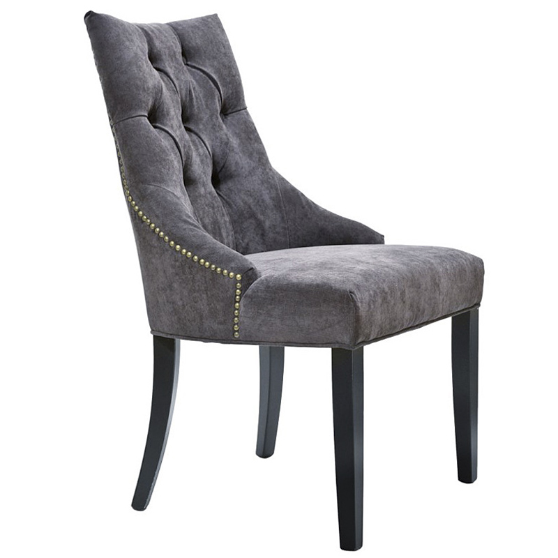Стул Roper Chair Серый Черный Стул Roper Chair Серый Черный в Брянске | Loft Concept
