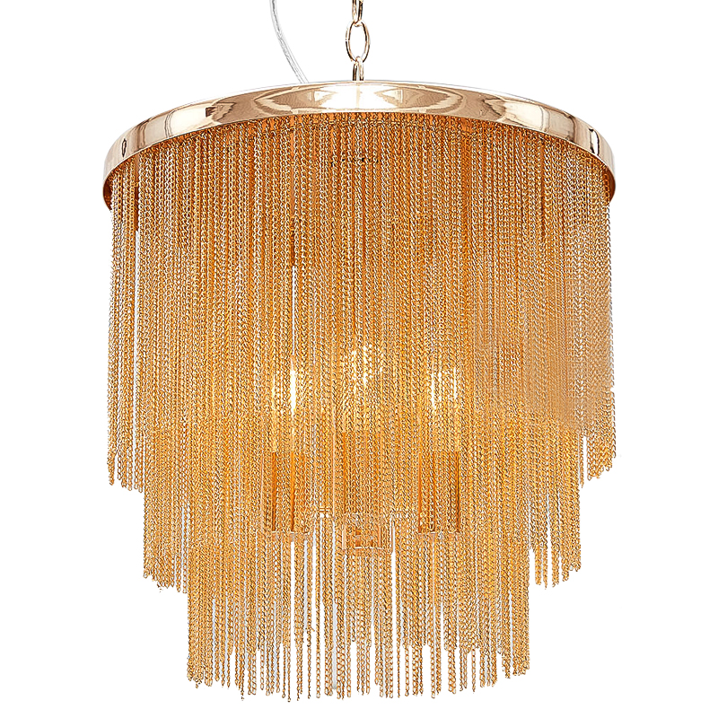 Люстра Atlantis Chain Cascade Bronze Chandelier Бронза Люстра Atlantis Chain Cascade Bronze Chandelier Бронза в Брянске | Loft Concept