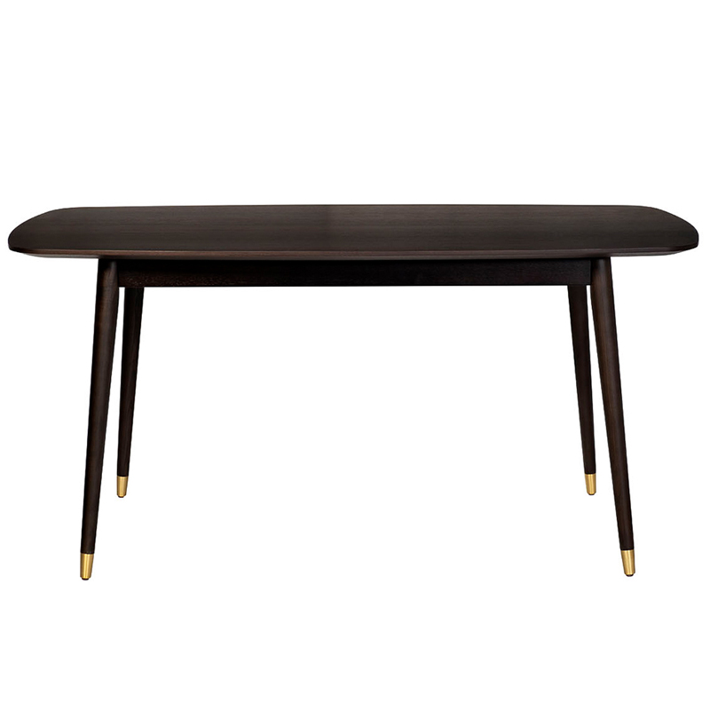 Обеденный стол Mateo Rectangle Dinner Table Коричневый Золотой Обеденный стол Mateo Rectangle Dinner Table Коричневый Золотой в Брянске | Loft Concept