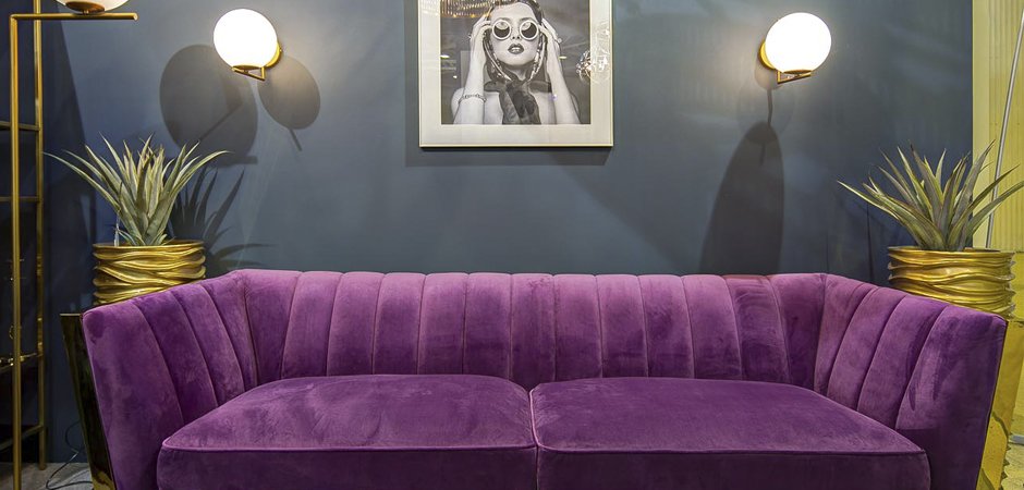 Диван Art Deco Purple Sofa Диван Art Deco Purple Sofa - Loft-Concept в Брянске