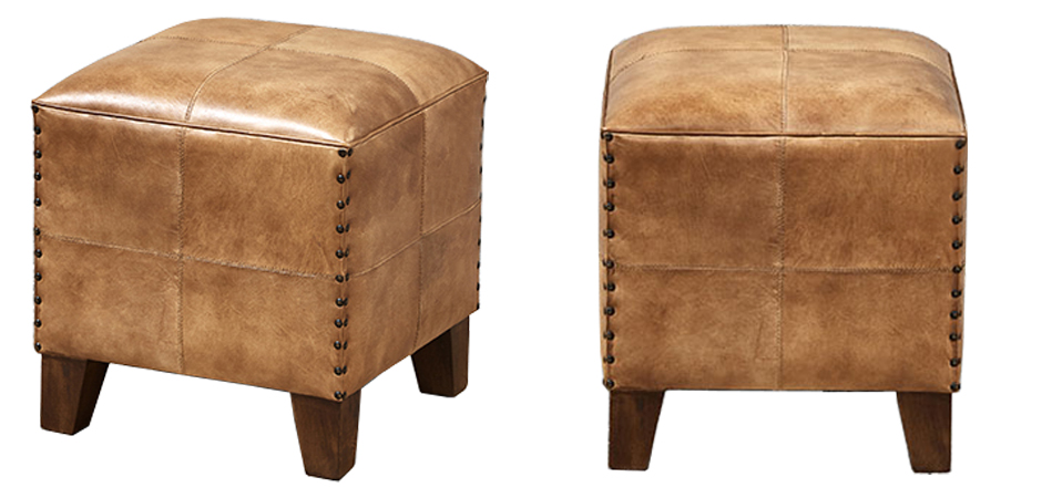Пуф Leather Cube Puff Пуф Leather Cube Puff - Loft-Concept в Брянске