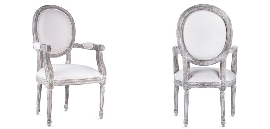 Стул REGENCY MEDALLION ARMCHAIR Avory Linen Стул REGENCY MEDALLION ARMCHAIR Avory Linen - Loft-Concept в Брянске