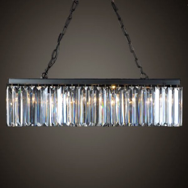 Люстра RH 1920 s ODEON Clear Glass Iron 90 Люстра RH 1920 s ODEON Clear Glass Iron 90 в Брянске | Loft Concept