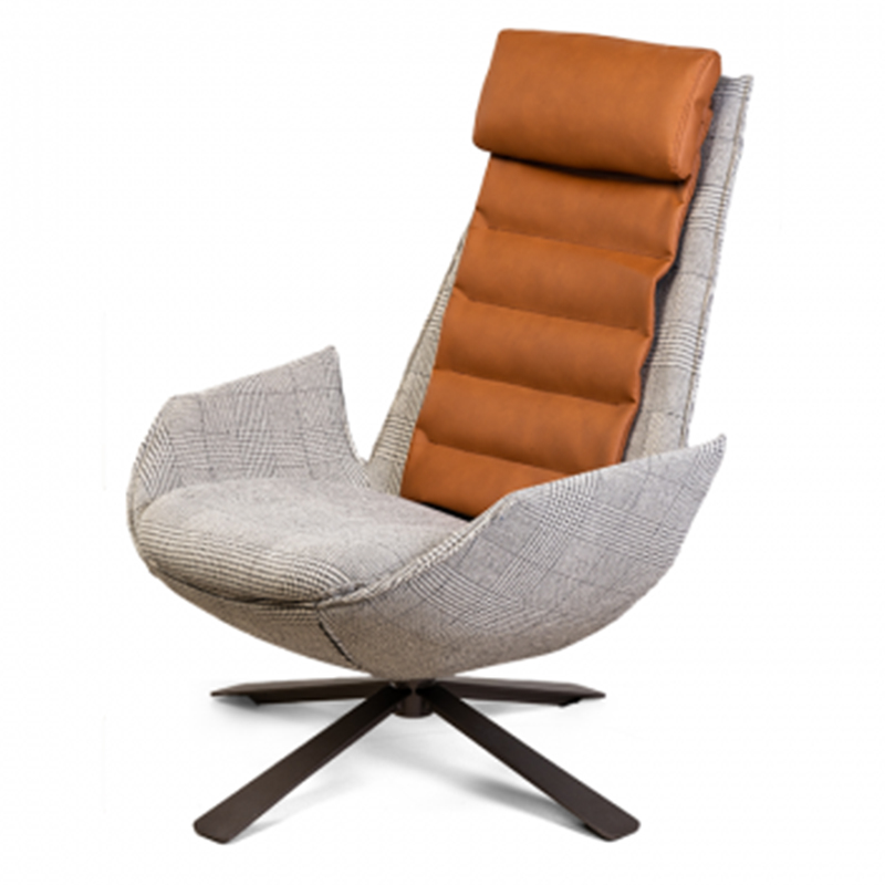 Кресло Karin Chair Светло-серый Оранжевый Кресло Karin Chair Светло-серый Оранжевый в Брянске | Loft Concept