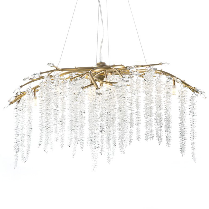 Люстра Orabel Led Chandelier Золотой Прозрачный (Transparent) Люстра Orabel Led Chandelier Золотой Прозрачный (Transparent) в Брянске | Loft Concept