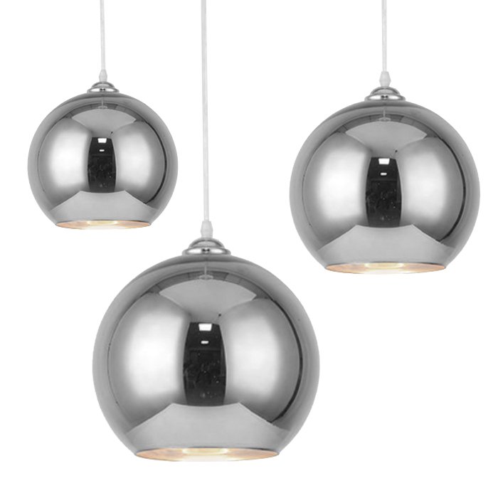Подвесной светильник SILVER mirror shade modern pendant Хром Подвесной светильник SILVER mirror shade modern pendant Хром в Брянске | Loft Concept