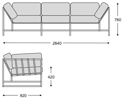 Диван Black Calfskin Sofa Диван Black Calfskin Sofa в Брянске