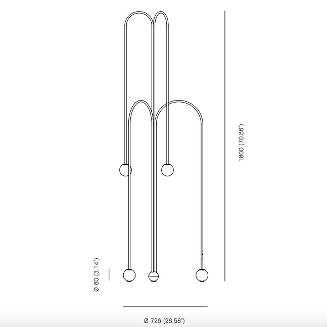 Торшер Michael Anastassiades Fontana Amorosa Crossette Торшер Michael Anastassiades Fontana Amorosa Crossette в Брянске