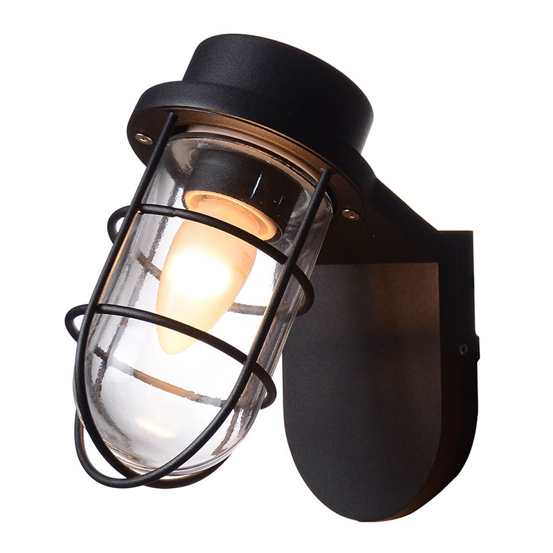 Уличный настенный светильник Declan Street Lamp Черный Уличный настенный светильник Declan Street Lamp Черный в Брянске | Loft Concept