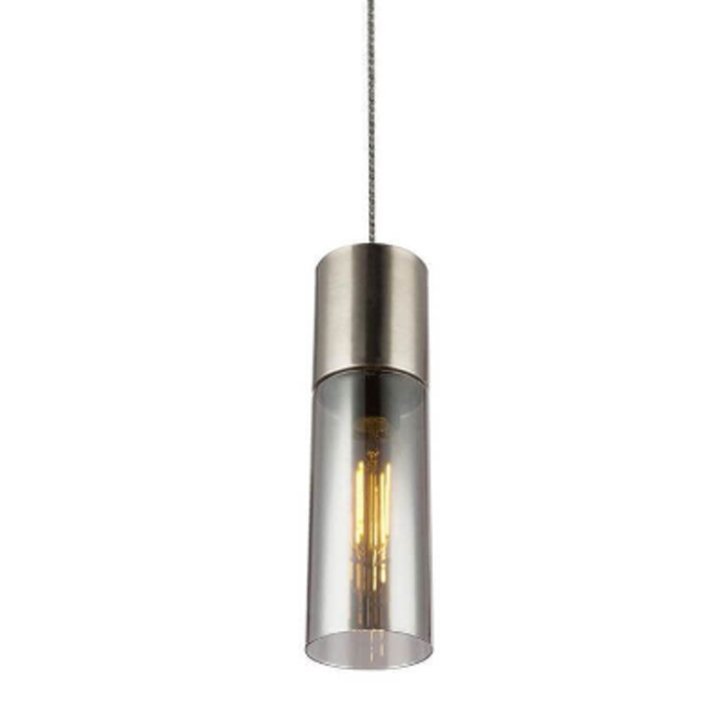 Подвесной светильник Cylinder Plafond nickel Дымчатый (Smoke) Никель Подвесной светильник Cylinder Plafond nickel Дымчатый (Smoke) Никель в Брянске | Loft Concept
