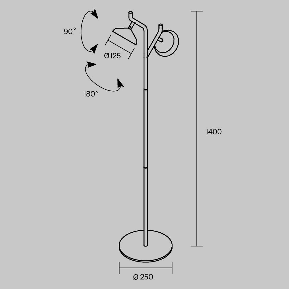 Напольный светильник Combo 3000-6000К 20Вт в Брянске