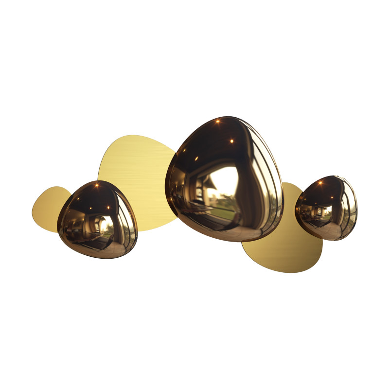 Бра Gold Matt & Gloss 2 Глянцевое золото матовое золото Бра Gold Matt & Gloss 2 Глянцевое золото матовое золото в Брянске | Loft Concept