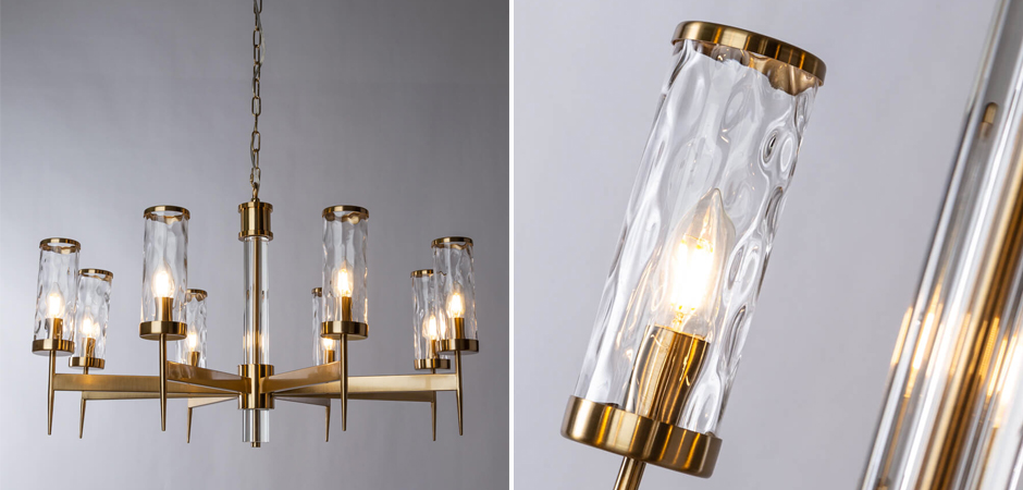Люстра Brass Wheel в Американском стиле Люстра Brass Wheel в Американском стиле - Loft-Concept в Брянске
