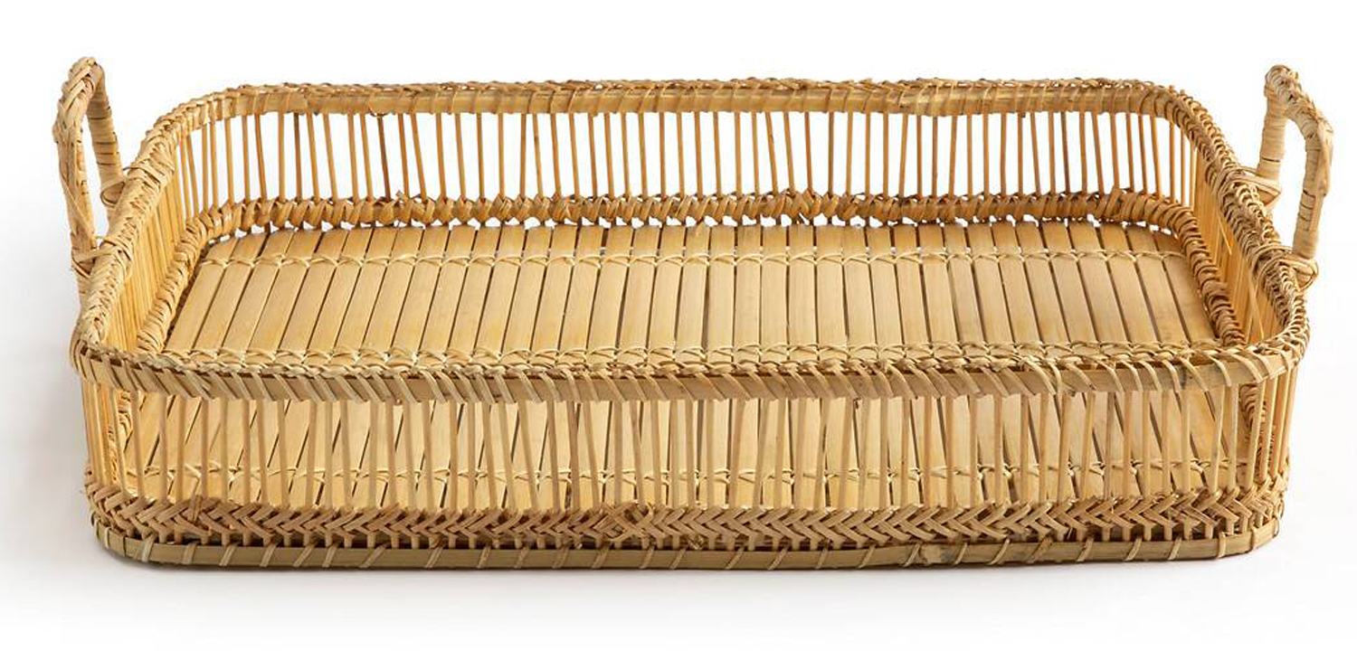 Поднос Wicker Bamboo Rattan - фото №1