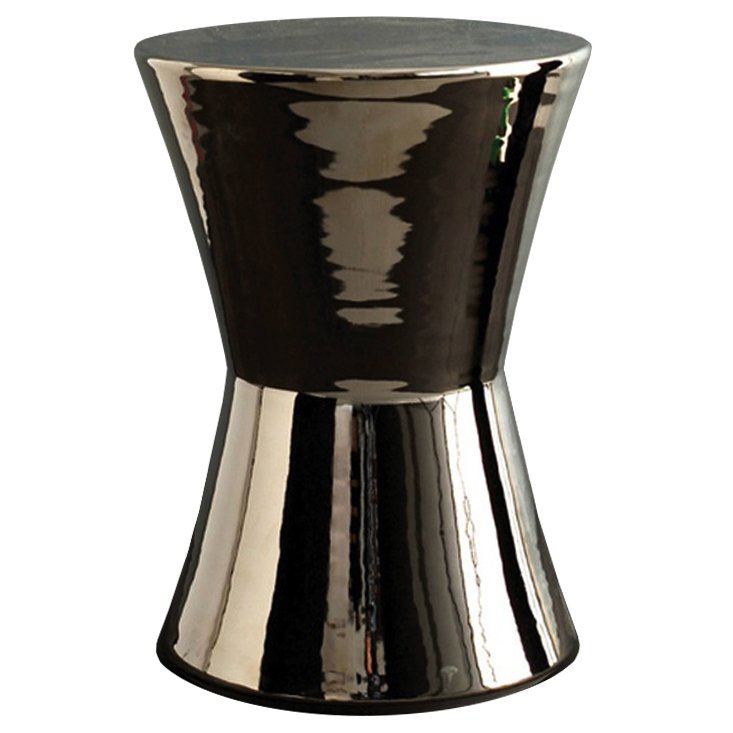 Керамический табурет Silvered Stool - Cone Серебряный Керамический табурет Silvered Stool - Cone Серебряный в Брянске | Loft Concept