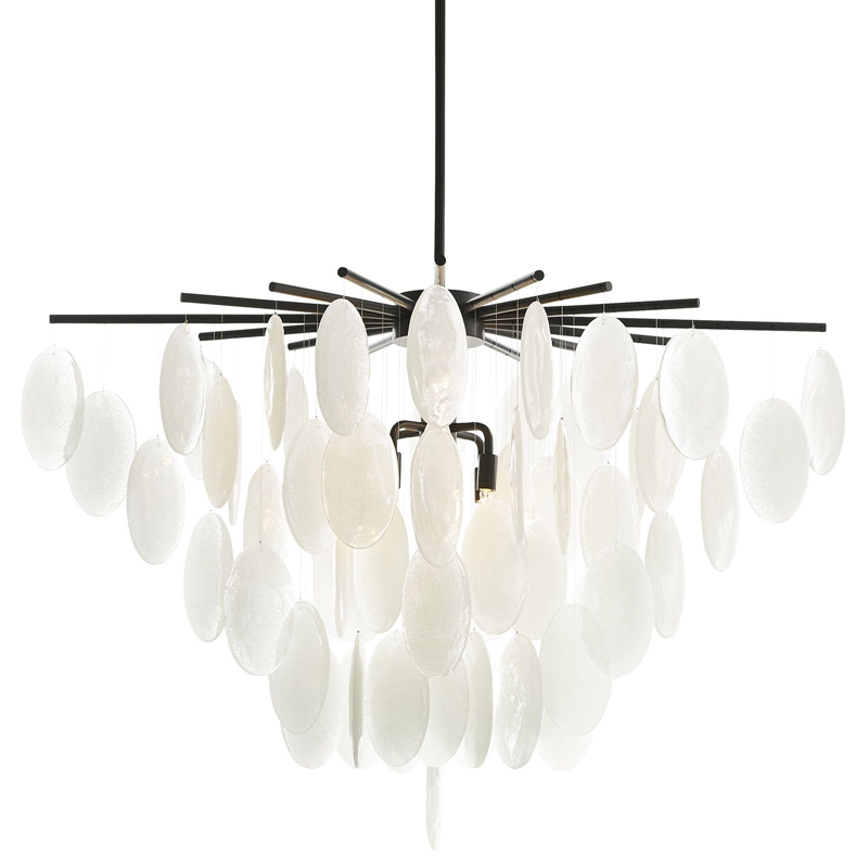 Люстра Arteriors TIFFANY CHANDELIER Черный Прозрачный Люстра Arteriors TIFFANY CHANDELIER Черный Прозрачный в Брянске | Loft Concept