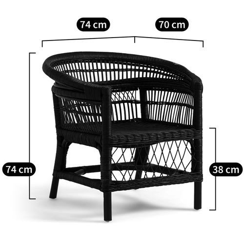 Кресло из ротанга Amadis Rattan Armchair Кресло из ротанга Amadis Rattan Armchair в Брянске