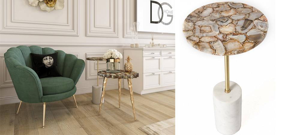 Приставной столик Agate & Marble Приставной столик Agate & Marble - Loft-Concept в Брянске
