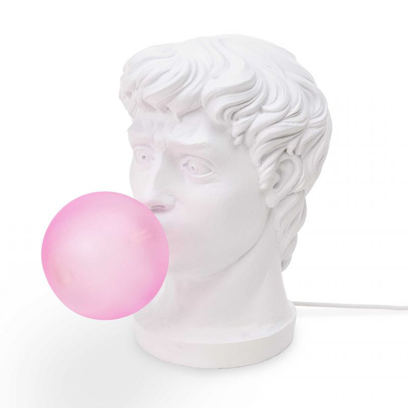 Настольная лампа Seletti Wonder times Белый Розовый Настольная лампа Seletti Wonder times Белый Розовый в Брянске | Loft Concept