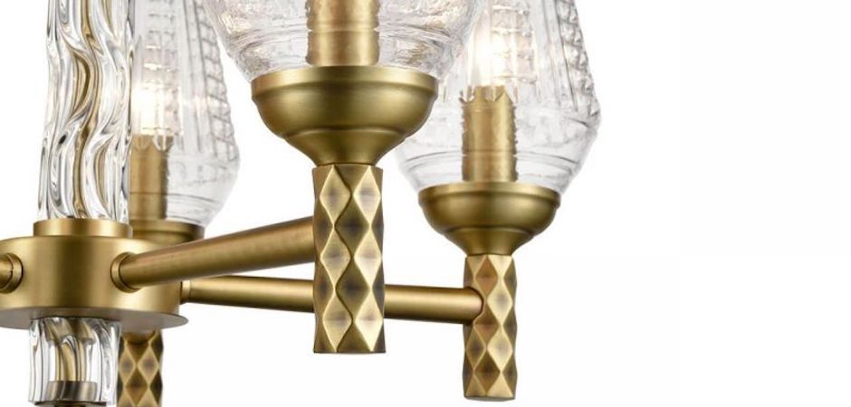 Люстра Ribbed Chandelier Люстра Ribbed Chandelier - Loft-Concept в Брянске