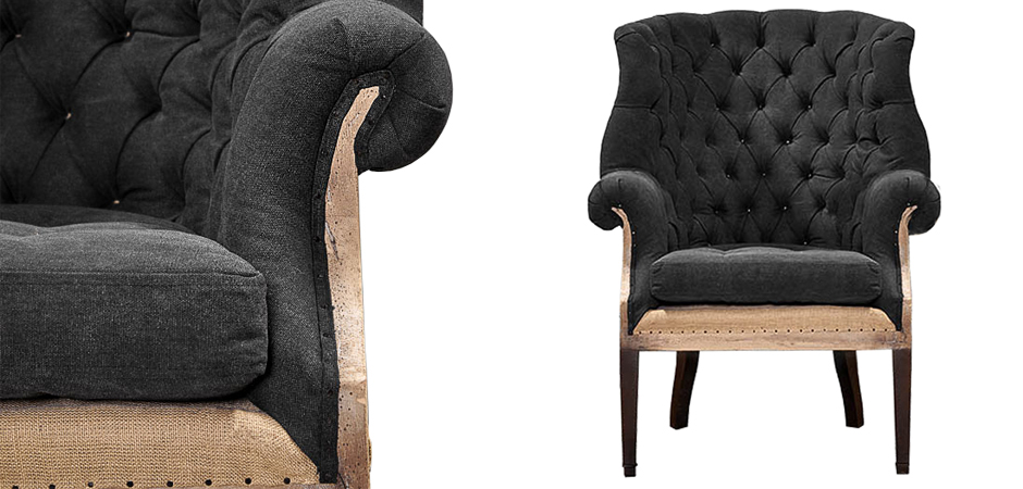 Кресло Gamilton Armchair Graphite Кресло Gamilton Armchair Graphite - Loft-Concept в Брянске