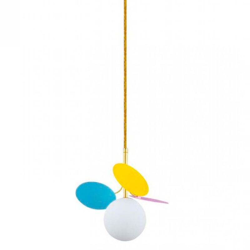 Подвесной светильник MATISSE Pendant One multicolor Мульти Золотой Белый Подвесной светильник MATISSE Pendant One multicolor Мульти Золотой Белый в Брянске | Loft Concept