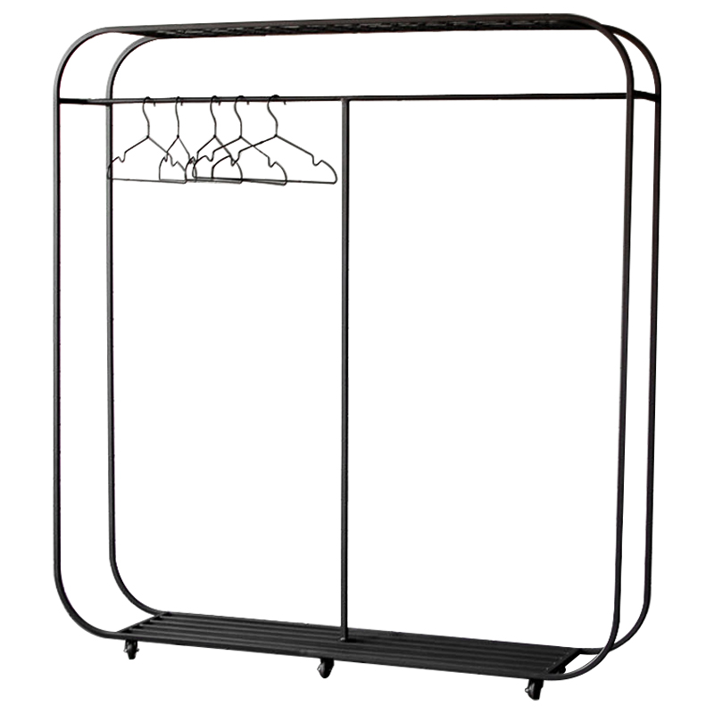 Рейл Hughes Industrial Metal Rust Clothes Rail Черный Рейл Hughes Industrial Metal Rust Clothes Rail Черный в Брянске | Loft Concept