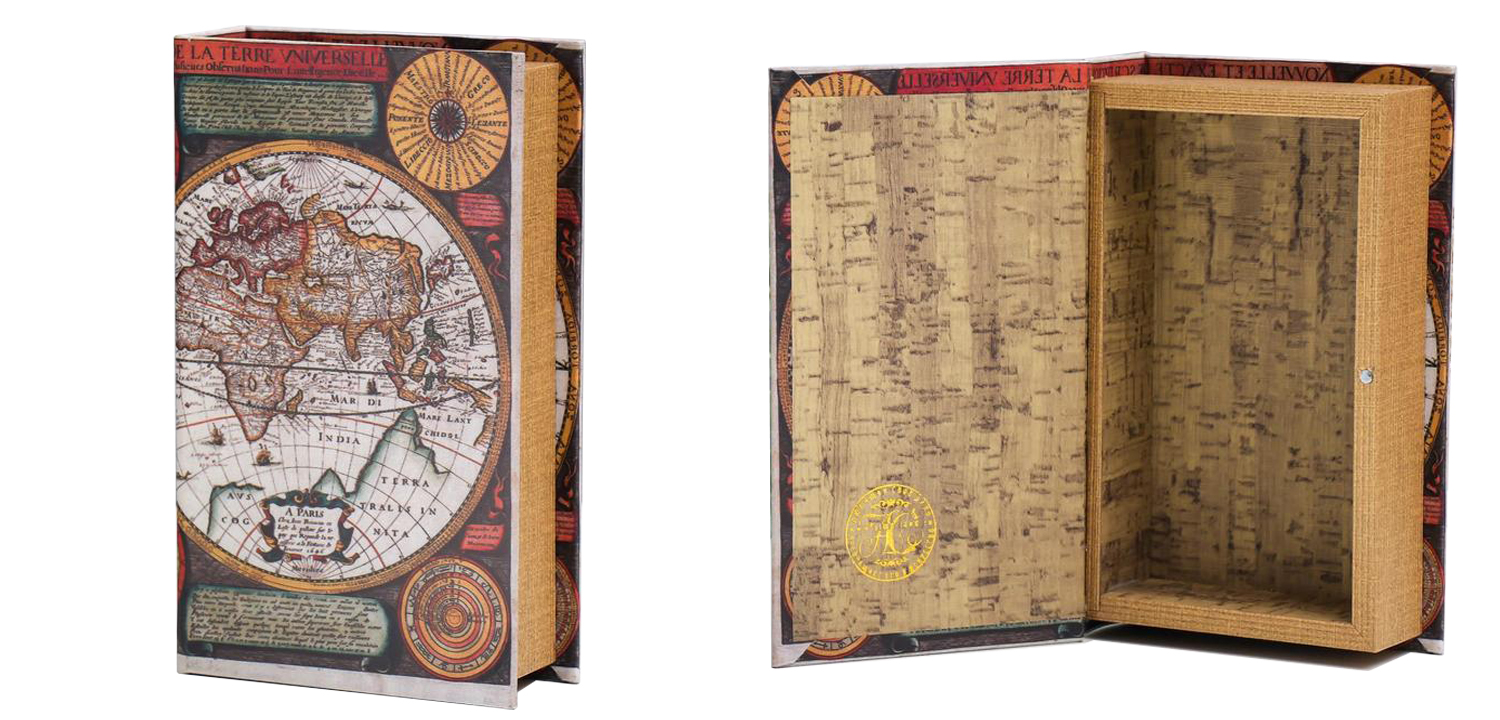 Шкатулка-книга Map of The World Book Box - фото