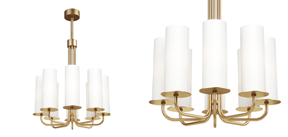 Люстра из латуни Spindle - Loft-Concept в Брянске