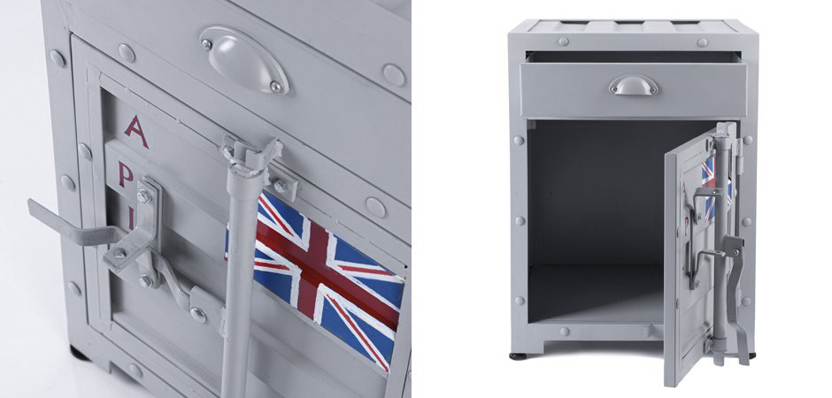 Тумба Union Jack с ящиком и дверью Тумба Union Jack с ящиком и дверью - Loft-Concept в Брянске