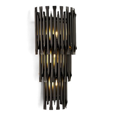 Бра MATHENY III WALL LAMP by DELIGHTFULL Black Черный матовый Бра MATHENY III WALL LAMP by DELIGHTFULL Black Черный матовый в Брянске | Loft Concept