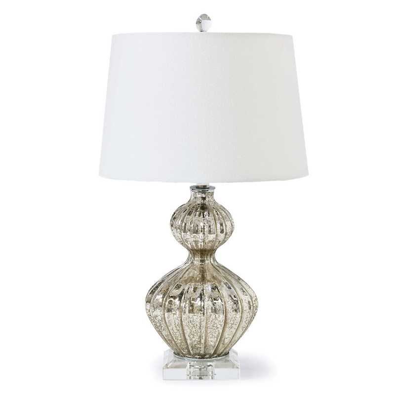 Настольная лампа Loraine Silver Table lamp Серебряный Настольная лампа Loraine Silver Table lamp Серебряный в Брянске | Loft Concept