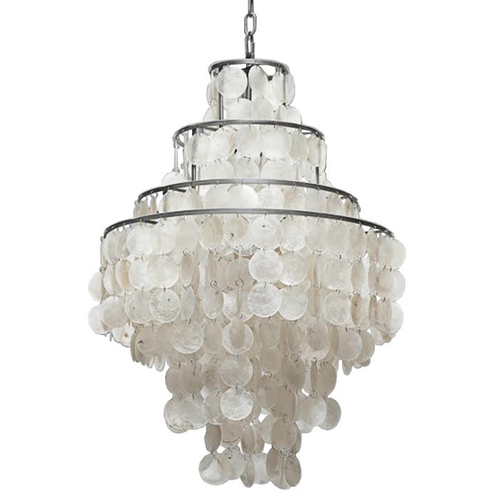 Люстра SHELL Chandelier 50 Белый Люстра SHELL Chandelier 50 Белый в Брянске | Loft Concept
