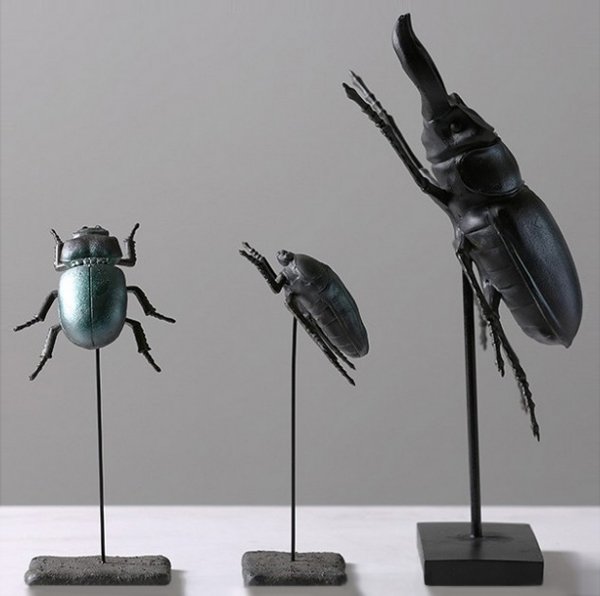 Статуэтка Beetle Family Черный Статуэтка Beetle Family Черный в Брянске | Loft Concept