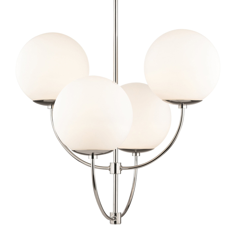 Люстра Breasal White Matte Balls Chandelier Chrome Хром Белое матовое стекло Люстра Breasal White Matte Balls Chandelier Chrome Хром Белое матовое стекло в Брянске | Loft Concept