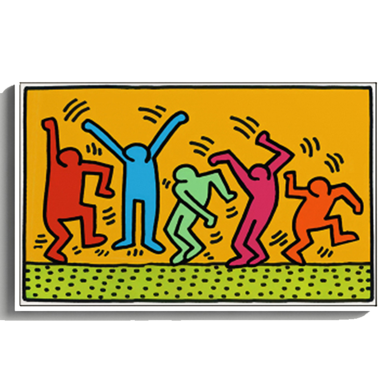 Постер Keith Haring 5 Мульти в Брянске | Loft Concept 