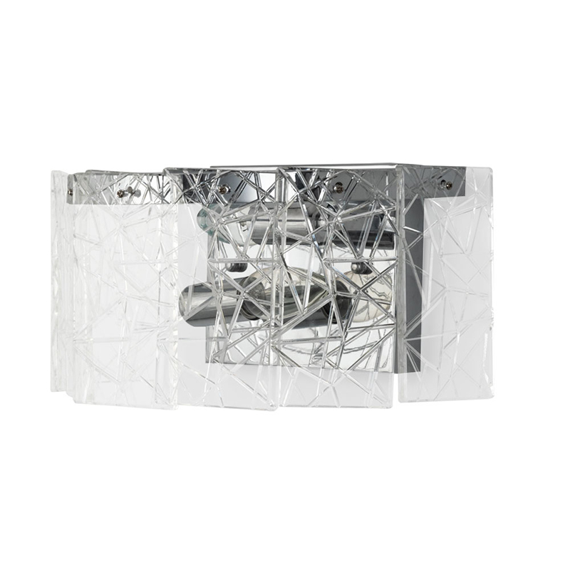 Бра Alvaro Crystal Wall Lamp Прозрачный Хром Бра Alvaro Crystal Wall Lamp Прозрачный Хром в Брянске | Loft Concept
