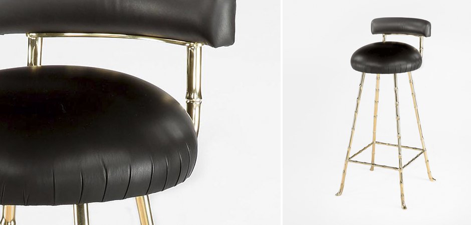 Барный стул High Upholstered Bar Stool Барный стул High Upholstered Bar Stool - Loft-Concept в Брянске
