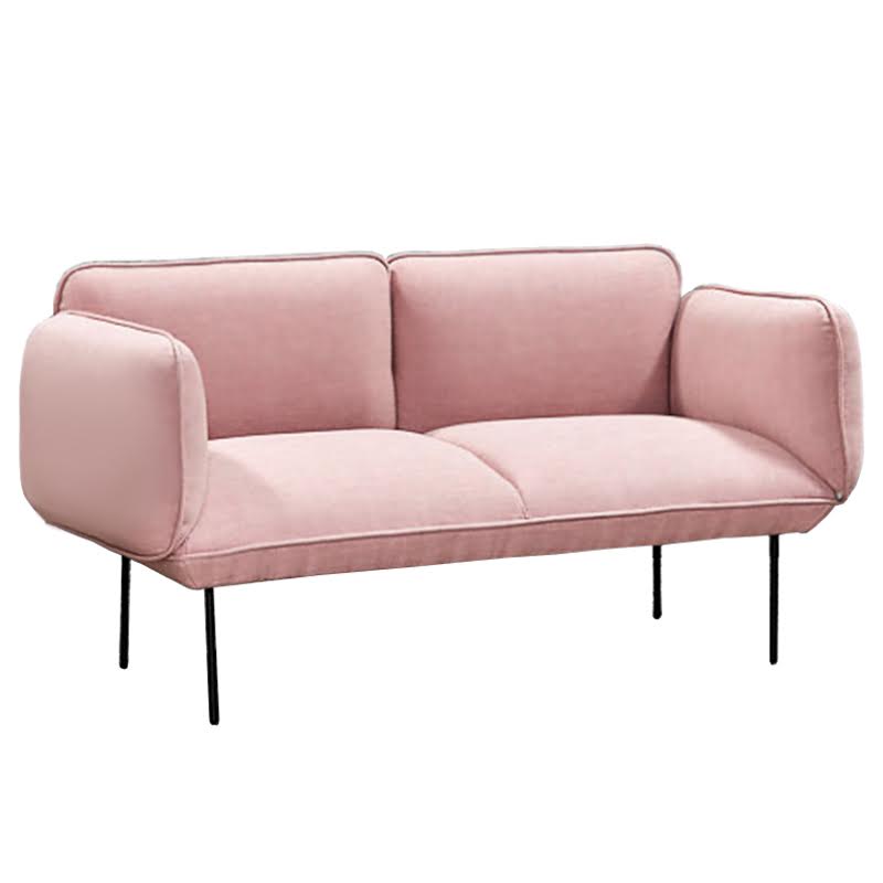 Двухместная Софа Elsa 2 Seater Sofa Розовый велюр Розовый пастельный Двухместная Софа Elsa 2 Seater Sofa Розовый велюр Розовый пастельный в Брянске | Loft Concept