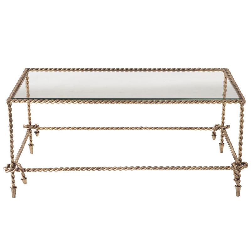 Кофейный стол Golden pigtail Золотой Кофейный стол Golden pigtail Золотой в Брянске | Loft Concept