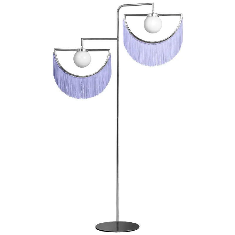 Торшер Wink Standing Lamp by Houtique Lila Серебряный Сиреневый Торшер Wink Standing Lamp by Houtique Lila Серебряный Сиреневый в Брянске | Loft Concept
