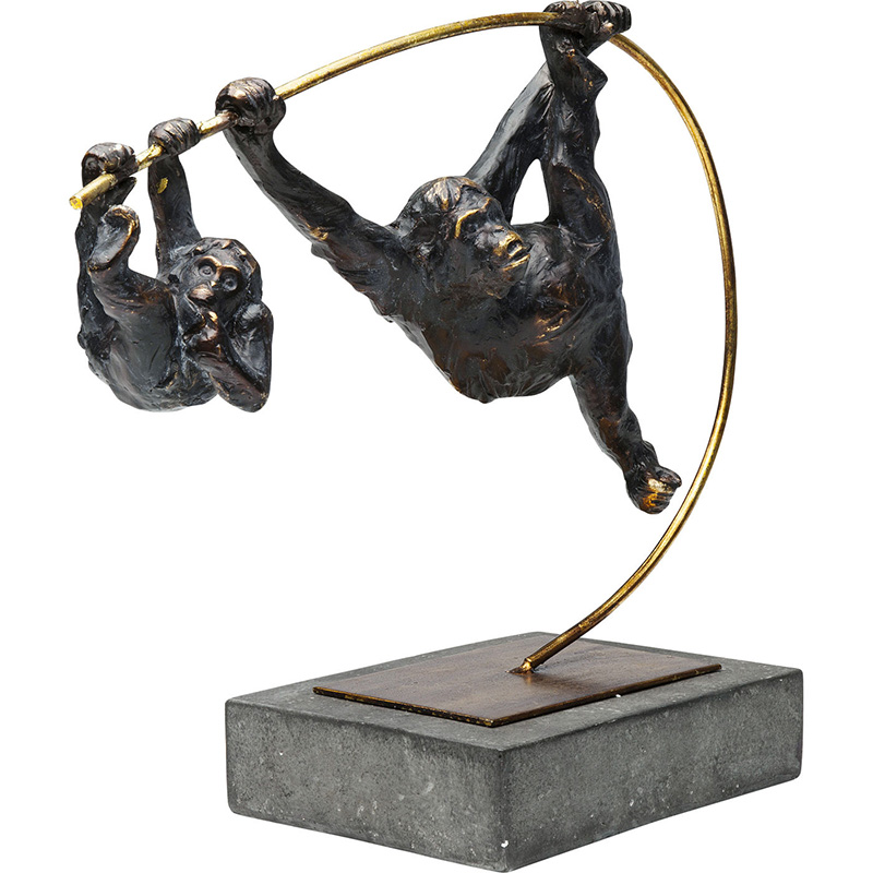 Статуэтка Climbing Monkeys Черный Золотой Статуэтка Climbing Monkeys Черный Золотой в Брянске | Loft Concept